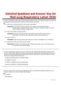 Med-Surg Respiratory Test Bank 2026 &vert; Detailed Questions and Answer Key