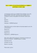WGU C239 PA EXAM 90 QUESTIONS & CORRECT  ANSWERS LATEST 2026