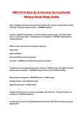 NRS 2014 Quiz Qs & General Survey&sol;Health History Exam Study Guide 