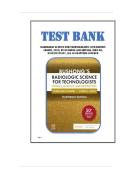 Test Bank for Radiologic Science for Technologists 13th Edition &lpar;Mosby&comma; 2025&rpar; by Bushong and Shields&comma; Isbn no&semi; 9780323765367&comma; all 40 Chapters Covered