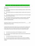WGU C365 - OA Practice Questions with Correct Answers&period;