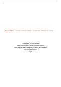 WGU D028 AJM3 TASK 1&colon; Case Study on Outbreak Investigation in Crab Apple Valley &vert; 2026 Update with complete solutions&period;