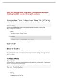 WGU D028 Shadow Health&colon; Tina Jones Comprehensive Subjective Data Insights &vert; 2026 Update with complete solutions&period;