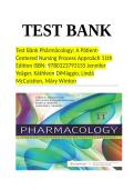 Test Bank for Pharmacology&colon; A Patient‑Centered Nursing Process Approach 11th Edition by Jennifer Yeager&comma; Kathleen DiMaggio&comma; Linda McCuistion & Mary Winton &vert; Complete Questions with Verified Answers & Rationales 2025&sol;2026