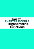 Class 11th trigonometry
