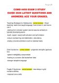 COMD 4450 EXAM 2 STUDY  GUIDE 2026 LATEST QUESTIONS AND  ANSWERS&vert; ACE YOUR GRADES&period; 