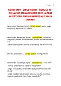COMD 4450 - CHILD COMD - MODULE 15 -  BEHAVIOR MANAGEMENT 2026 LATEST  QUESTIONS AND ANSWERS&vert; ACE YOUR  GRADES&period;