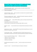 Econ 101 Umich Exam 2 Caldwell Test Questions with Correct Answers&period;