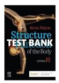 Latest Update 2026 &vert; Graded A&plus; Exam Prep &mdash; Structure & Function of the Body 16th Edition Test Bank &mdash; Kevin T&period; Patton&comma; PhD & Gary A&period; Thibodeau&comma; PhD &lpar;Authors&rpar;