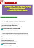 Rasṁussen College ṀDC 1 Final Exaṁ Test Bank    Questions with Verified Answers  100&percnt; Guarantee passing score of 90&percnt; or higher 