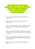BSC 1005 EXAM 4 STUDY GUIDE  2026&sol;2027 COMPLETE QUESTIONS WITH  VERIFIED CORRECT ANSWERS &vert;&vert;  100&percnt; GUARANTEED PASS  <NEWEST VERSION> 