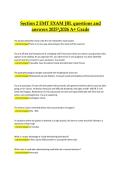 EMT Section 2 Exam &ndash; JBL &ndash; 2025&ndash;2026 &ndash; Complete Questions and Answers &lpar;A&plus; Grade&rpar;