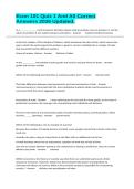 Econ 101 Quiz 1 And All Correct Answers 2026 Updated&period;
