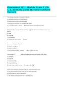 Economics 101 - Module Exam 1 &lpar;Ch&period; 1&comma; 2&comma; 3&rpar; Study Guide Questions Solved Correct&period;