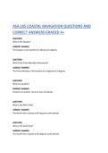 ASA 105 COASTAL NAVIGATION QUESTIONS AND  CORRECT ANSWERS GRADED A&plus; 