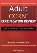 Test Bank for Adult CCRN  2026