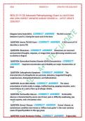 WGU D115 OA Advanced Pathophysiology Exam &ndash; All Questions & 100&percnt; Correct Answers&comma; Already Graded A&plus; &ndash; Latest Update 2026&sol;2027 &lpar;3 Versions&rpar;