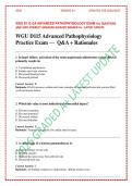 WGU D115 OA Advanced Pathophysiology Exam &ndash; All Questions & 100&percnt; Correct Answers&comma; Already Graded A&plus; &ndash; Latest Update 2026&sol;2027 &lpar;3 Versions&rpar;