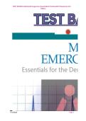 TEST BANK for Medical Emergencies Essentials for the Dental Professional&comma; 2nd Edition