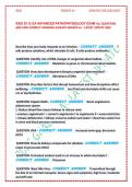 WGU D115 OA Advanced Pathophysiology Exam &ndash; All Questions & 100&percnt; Correct Answers&comma; Already Graded A&plus; &ndash; Latest Update 2026&sol;2027 &lpar;3 Versions&rpar;