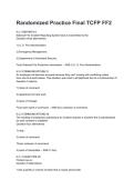Randomized Practice Final TCFP FF2  NEWEST 2026&sol;2027 ACTUAL EXAM COMPLETE QUESTIONS AND CORRECT DETAILED ANSWERS &lpar;VERIFIED ANSWERS&rpar; &vert;ALREADY GRADED A&plus;&vert;&vert;BRAND NEW&excl;&excl;