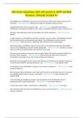 CRC Exam Questions with all Correct & 100&percnt; Verified Answers &vert;Already Graded A&plus;