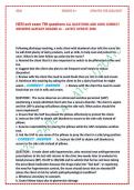 HESI Exit Exam &ndash; All Questions & 100&percnt; Correct Answers&comma; Already Graded A&plus; &ndash; Latest 2026 Test Bank