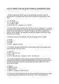 HCS-D PRACTICE -6 QUESTIONS & ANSWERS 2026