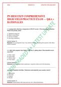 HESI Exit Exam &ndash; All Questions & 100&percnt; Correct Answers&comma; Already Graded A&plus; &ndash; Latest 2026 Test Bank