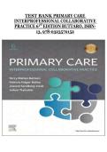 Primary Care&colon; Interprofessional Collaborative Practice &ndash; 6th Edition &lpar;Buttaro&rpar; &ndash; Test Bank with Practice Questions and Answers
