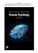 Test Bank For Forensic Psychology&comma; 7th Canadian Edition &lpar;Pearson&comma; 2026&rpar; by Pozzulo&comma; Bennell&comma; Forth and Luther All Chapters covered&vert; Newest Edition 2026&period;Stuvia