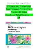 TEST BANK deWit's Medical- Surgical Nursing&comma;Concepts and Practice&comma; 4th Edition &lpar;Stromberg&comma; 2023&rpar; Chapters 1 - 49