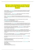 CRC Exam&colon; Career Development and Job Placement with all Correct & 100&percnt; Verified Answers &vert;Already Graded A&plus;