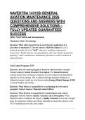 NAVEDTRA 14315B GENERAL AVIATION MAINTENANCE 2026 QUESTIONS AND ANSWERS WITH COMPREHENSIVE SOLUTIONS &ndash; FULLY UPDATED GUARANTEED SUCCESS