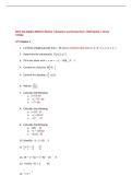 MAT 202 Algebra Midterm Review &vert; Questions and Answer Key &vert; 2026 Update &vert; Jersey College&period;