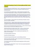 Pcip Study Questions From Pci Training Manual With Correct Answers