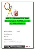 ACG 3113 Lease Accounting GAAP & IFRS Q&A &lpar;2026&rpar; &ndash; 34 Exam Questions and Verified Answers