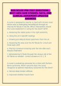 NGN NCLEX PRE-TEST QUESTIONS &ndash; NEXT-GEN CASE STUDIES&comma; SATA&comma; AND CLINICAL JUDGEMENT UPDATED ANSWERS