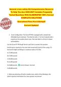 General crane safety OA Comprehensive Resource  To Help You Ace 2026-2027 Includes Frequently  Tested Questions With ELABORATED 100&percnt; Correct  COMPLETE SOLUTIONS  Guaranteed Pass First Attempt&excl;&excl;  Current Update&excl;&excl;