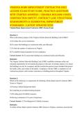 VIRGINIA HIC CONTRACTOR CERTIFICATION EXAM PREP &vert; COMPLETE STUDY NOTES&comma; PRACTICE TEST QUESTIONS & VERIFIED ANSWERS &vert; RESIDENTIAL BUILDING CODES&comma; MATERIAL REQUIREMENTS&comma; CONSTRUCTION SAFETY & VIRGINIA CONTRACTOR REGULATIONS &vert; 2026 EDITION