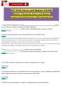 ḊCF Chilḋ Abuse anḋ Neglect &lpar;CAAN&rpar;   Moḋule 2 Reporting Abuse anḋ Neglect   Questions anḋ Verifieḋ Answers&comma; 100&percnt; Guarantee Pass