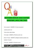 BIOC20 Midterm Virology 2026 &ndash; 320&plus; Expert Verified Exam Questions and Answers