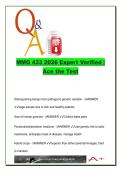 MMG 433 Genomics&comma; Sequencing & Functional Genomics 2026 &ndash; 500&plus; Expert Verified Exam Questions