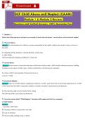 ḊCF Chilḋ Abuse anḋ Neglect &lpar;CAAN&rpar;   Moḋule 1 & Moḋule 2 Review   Questions anḋ Verifieḋ Answers&comma; 100&percnt; Guarantee Pass 