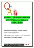 WGU D027 Advanced Pathophysiology & Pharmacology &ndash; Cardiac&comma; Endocrine & Autoimmune Disorders &vert; 120&plus; Exam Questions with 100&percnt; Correct Answers &vert; 2026 Study Guide