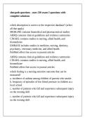 sherpath questions - nurs 230 exam 2 questions with complete solutions