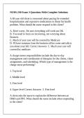 NURS-230 Exam 3 Questions With Complete Solutions
