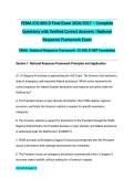 NIMS & FEMA ICS Certification Exam Package 2026&sol;2027 &ndash; ICS-100&comma; ICS-200&comma; ICS-300&comma; ICS-400&comma; IS-700&period;B&comma; and ICS-800&period;D &vert; Verified Questions & Answers