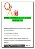 WMST 1000 &ndash; Women&rsquo;s Studies &vert; 2025&sol;2026 &vert; Complete Exam Questions and Answers