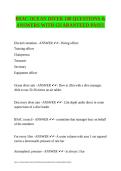 BSAC OCEAN DIVER 100 QUESTIONS ANSWERS WITH GUARANTEED PASS